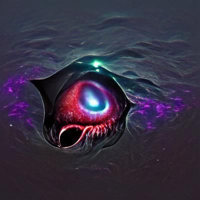 Abstract All-Seeing Eye of the Unknown