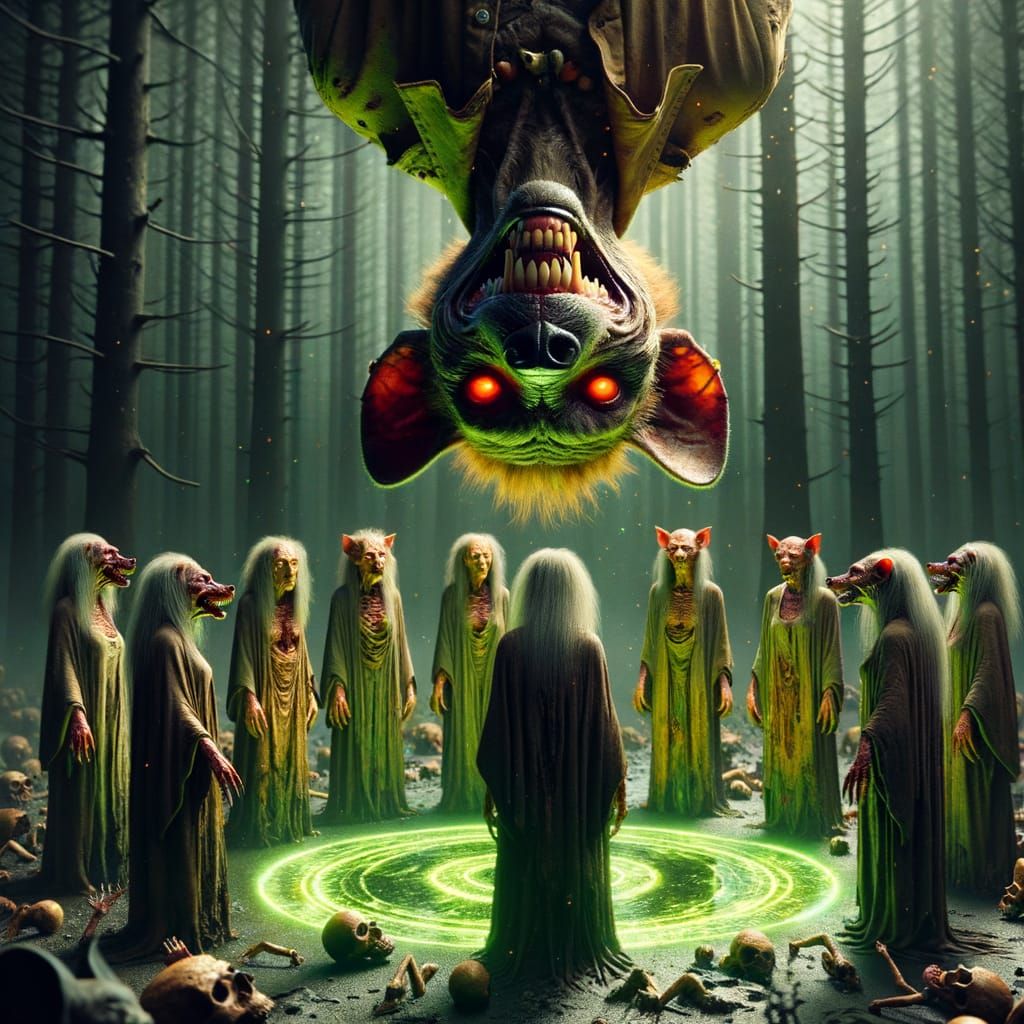 Surreal Surrecerer in Uncanny Landscape