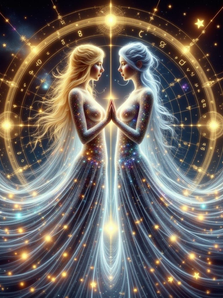 Androgynous celestial twins