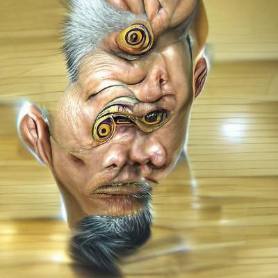 Realistic Japanese Hypnotist Character Concept Art