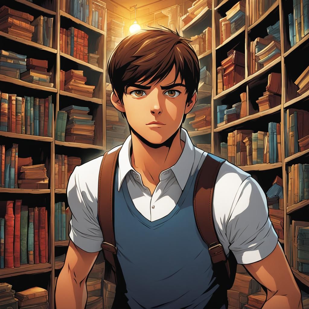 Puzzle Room Confrontation in a Greg Rutkowski Style