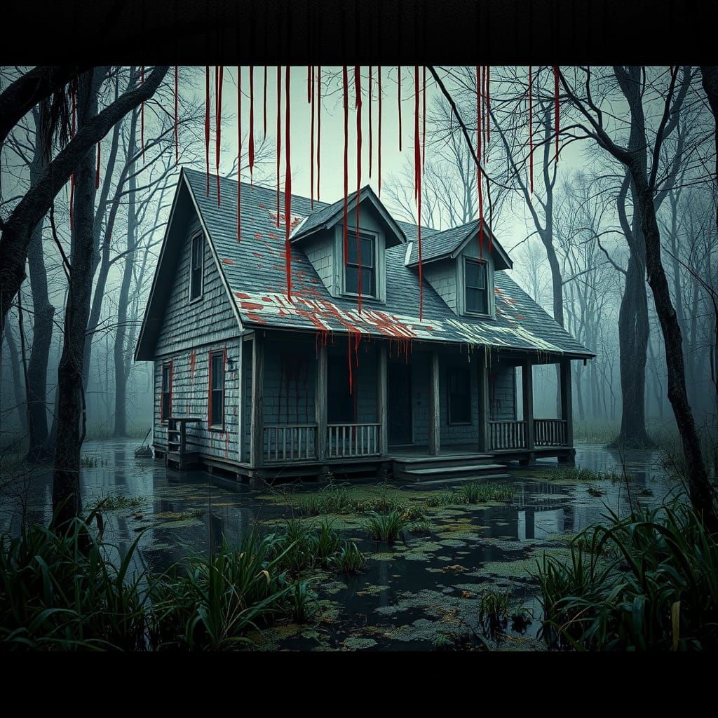 Swamp House in Splattered Beauty