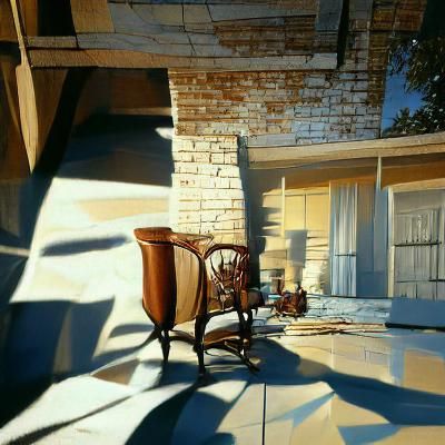 Beaumont Texas in Oil Painting Style