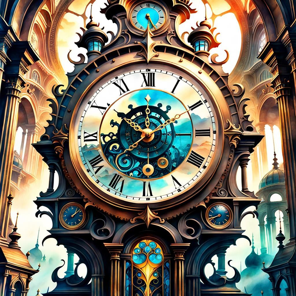 Hyperrealistic Time Illusion in Baroque Fantasy