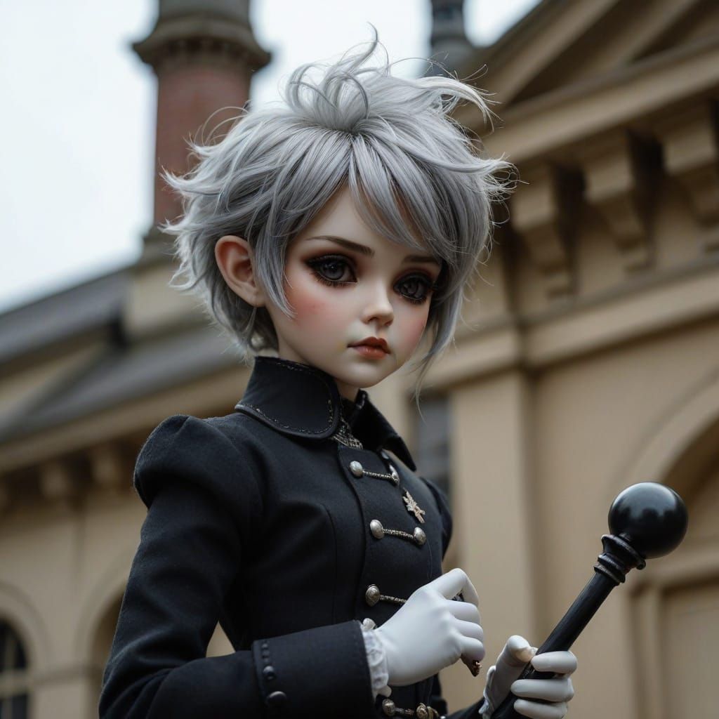 Pixie Warrior in Haussmannian Elegance