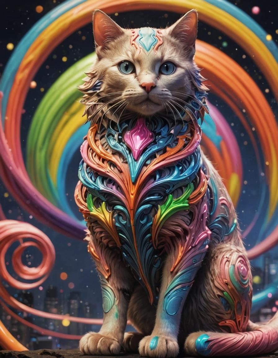 Mew Generated by AI Image Software