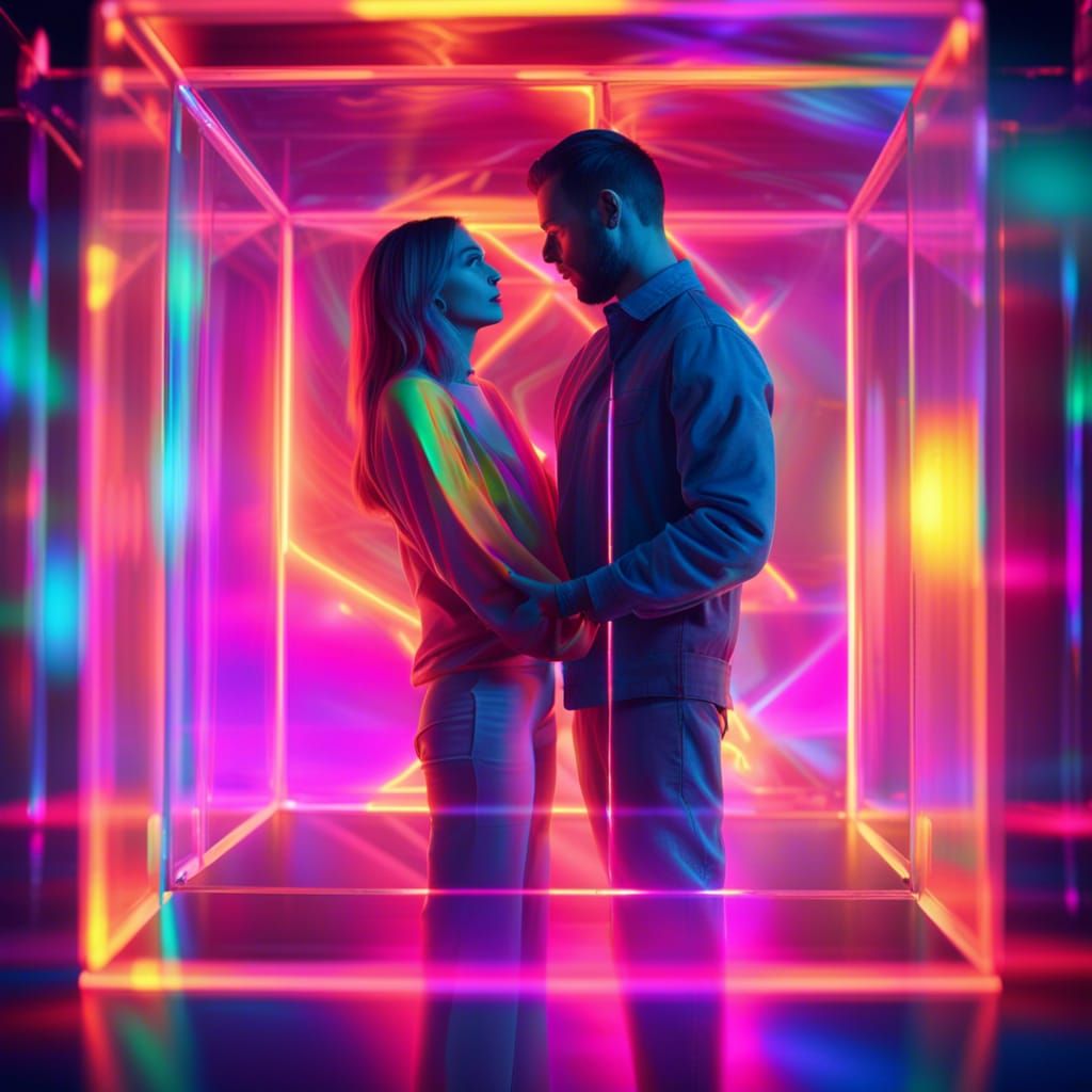 Trapped in a glass box