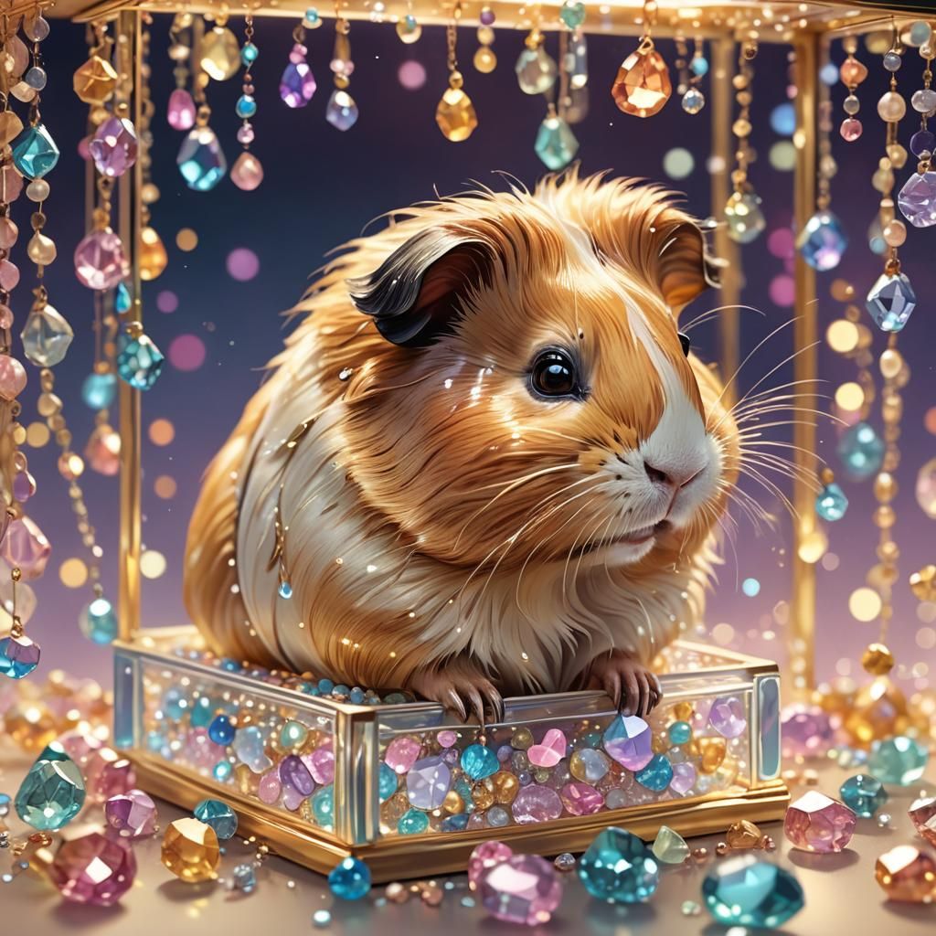 Guinea Pig in Glass Jewelry Box Concept Art