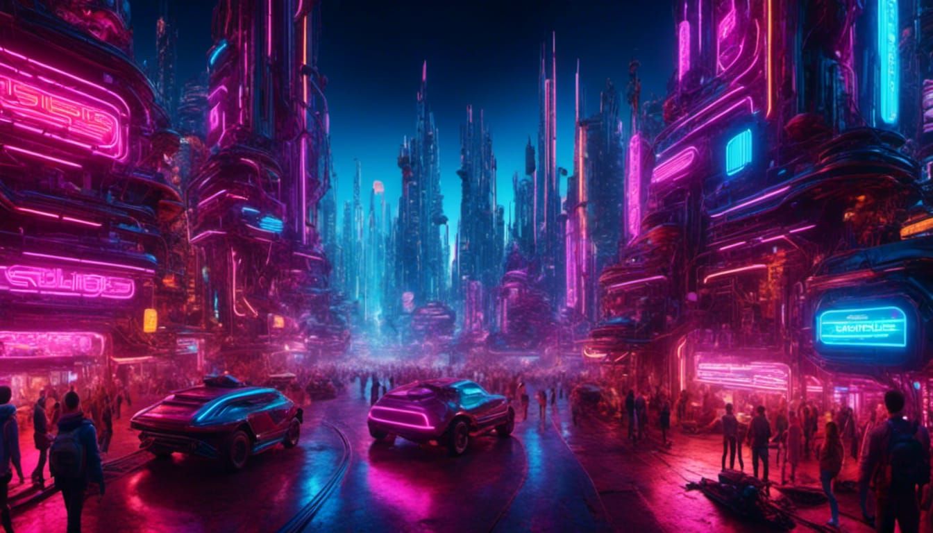 Cyberpunk Cityscape (Version 4)