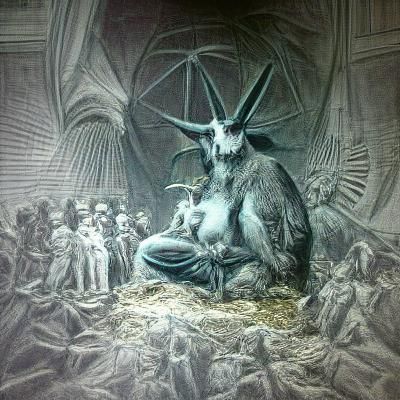 Gustave Dore's Baphomet Illustration