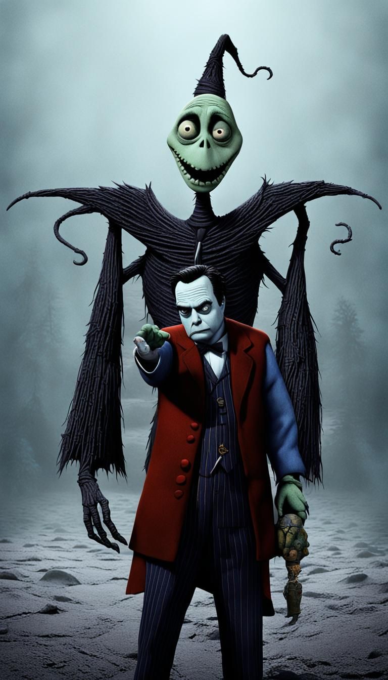 Ken Page and Oogie Boogieman 3D Movie Art