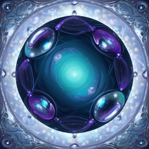 Ethereal Glass Spheres in Dreamlike Suspended Array