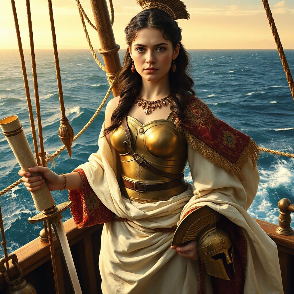 Artemisia I of Caria: Fierce Queen & Naval Commander Portrai...