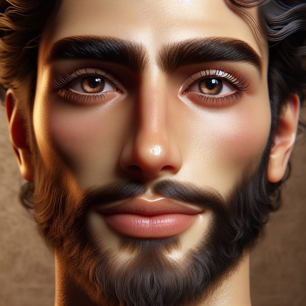 Noble Middle Eastern Man Portrait in Ultra Detail