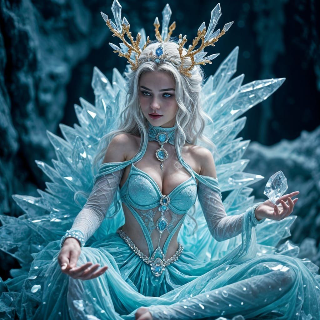 Frozen Princess in Crystal Bar