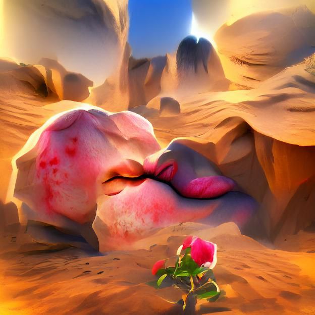 AI Generated Kiss Image