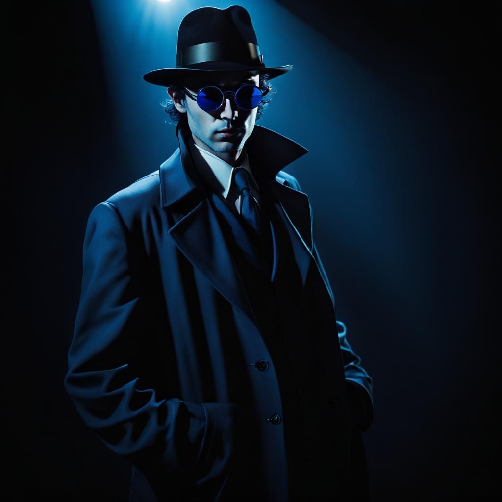 Mysterious Alucard in Dark Fedora and Shades