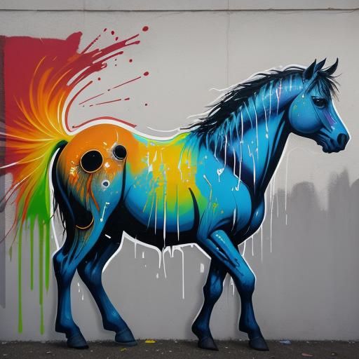 Wild Horses on the Plains: Graffiti Street Art