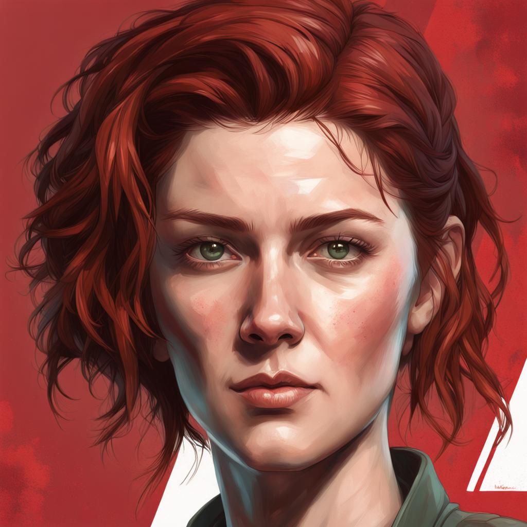 Meryl Silverburgh Portrait by Greg Rutkowski