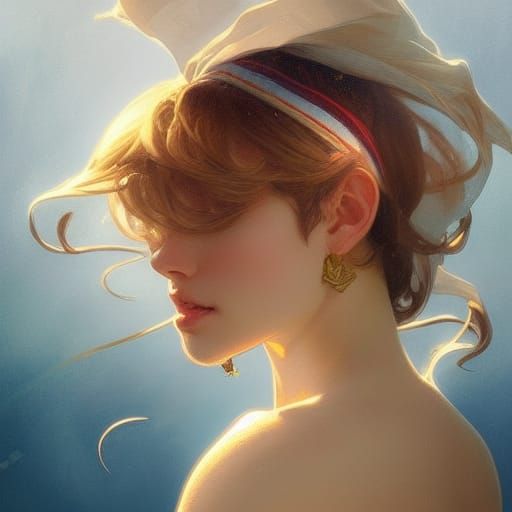 Romantic Portrait with Dynamic Lighting