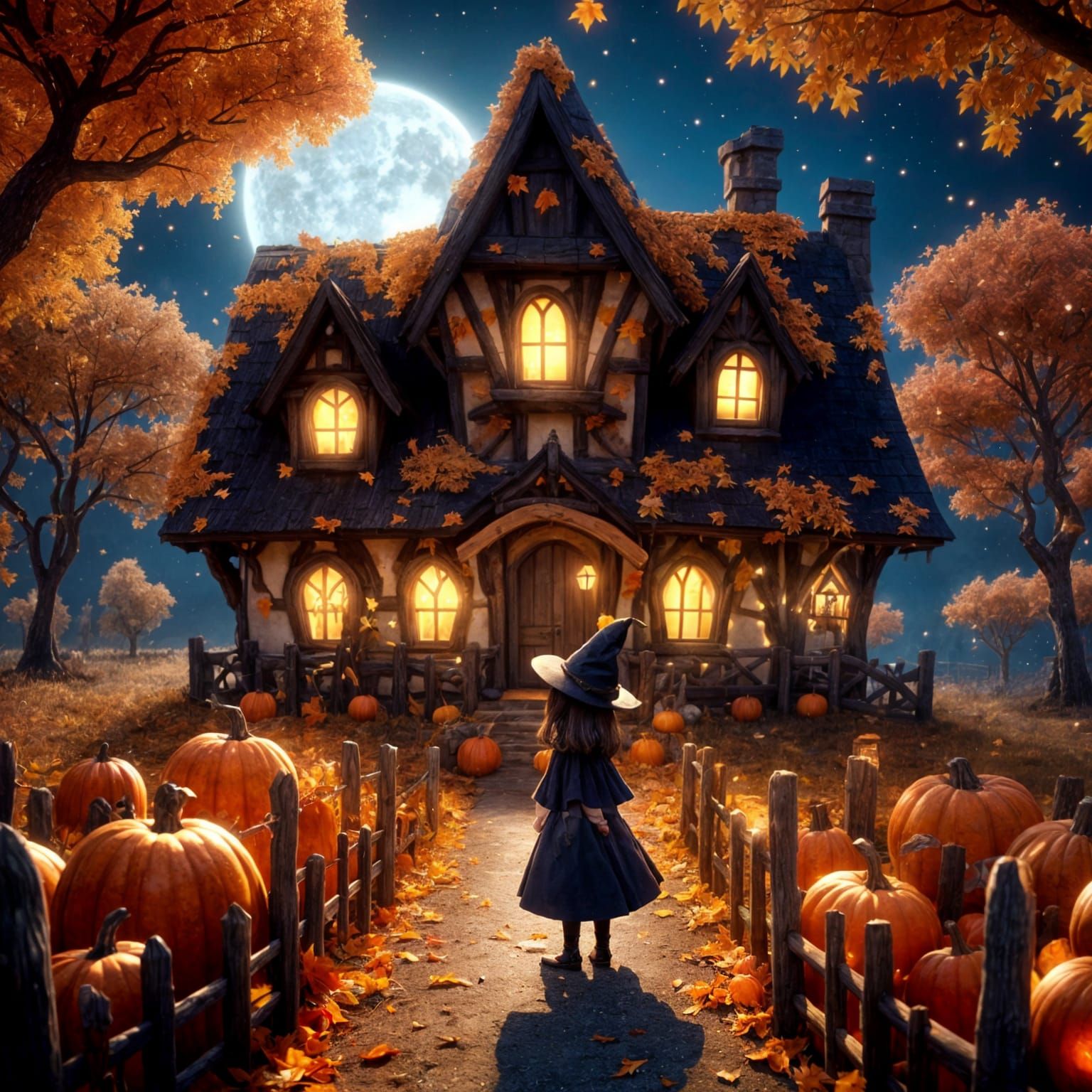 Cute witches home🎃🍁🍂