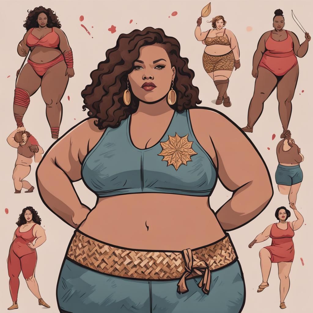 Body Positivity Warrior: A Plus-Size Hero