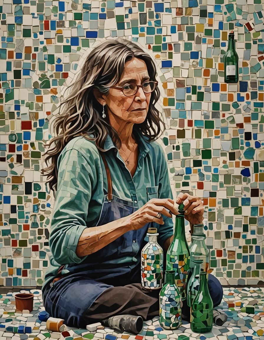 Documentary Movie Poster: Artist's Bottle Home