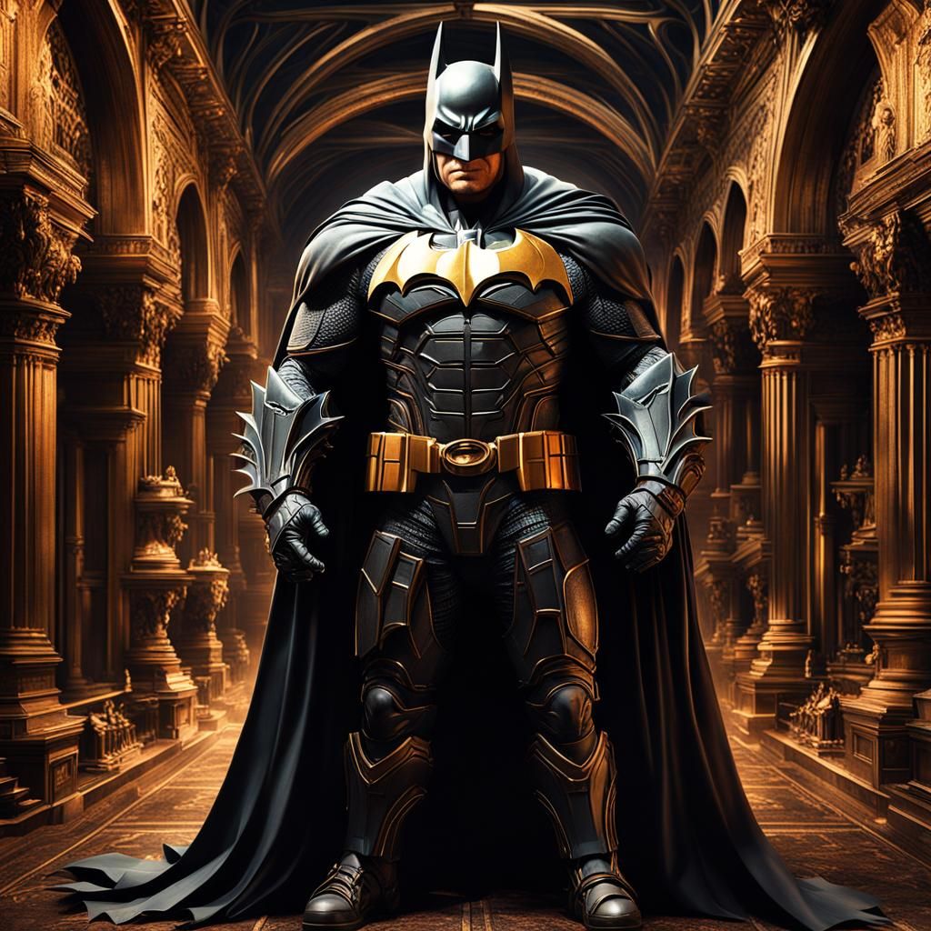 Batman as Renaissance Master: Digital Matte Painting
