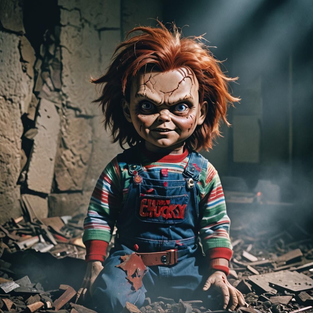 Chucky: A Cinematic Film Still