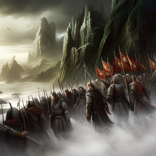 Epic Elven Horde Marches to War