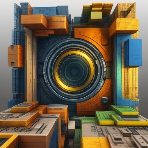 Vibrant Stygian Landscape in Hyperrealistic Style