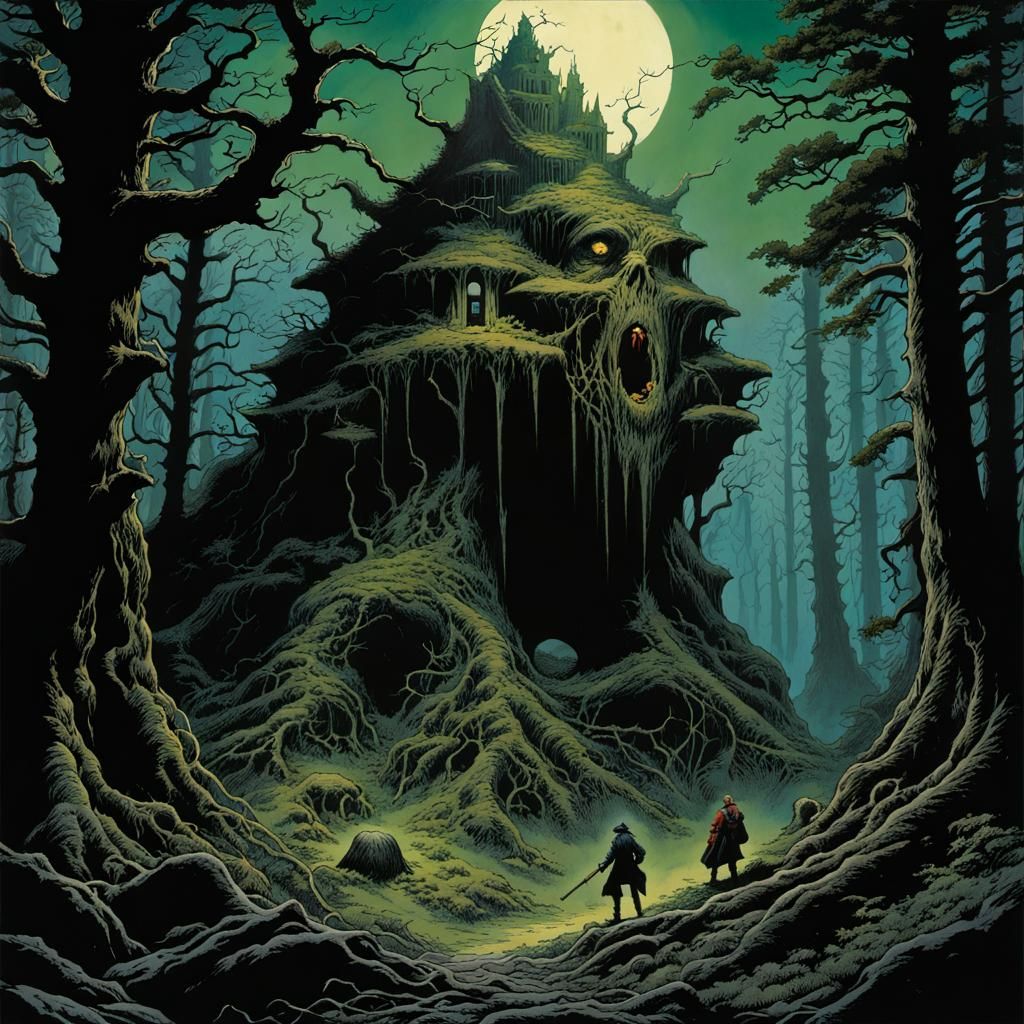 Eldritch Forest: Comic Book Horror Art