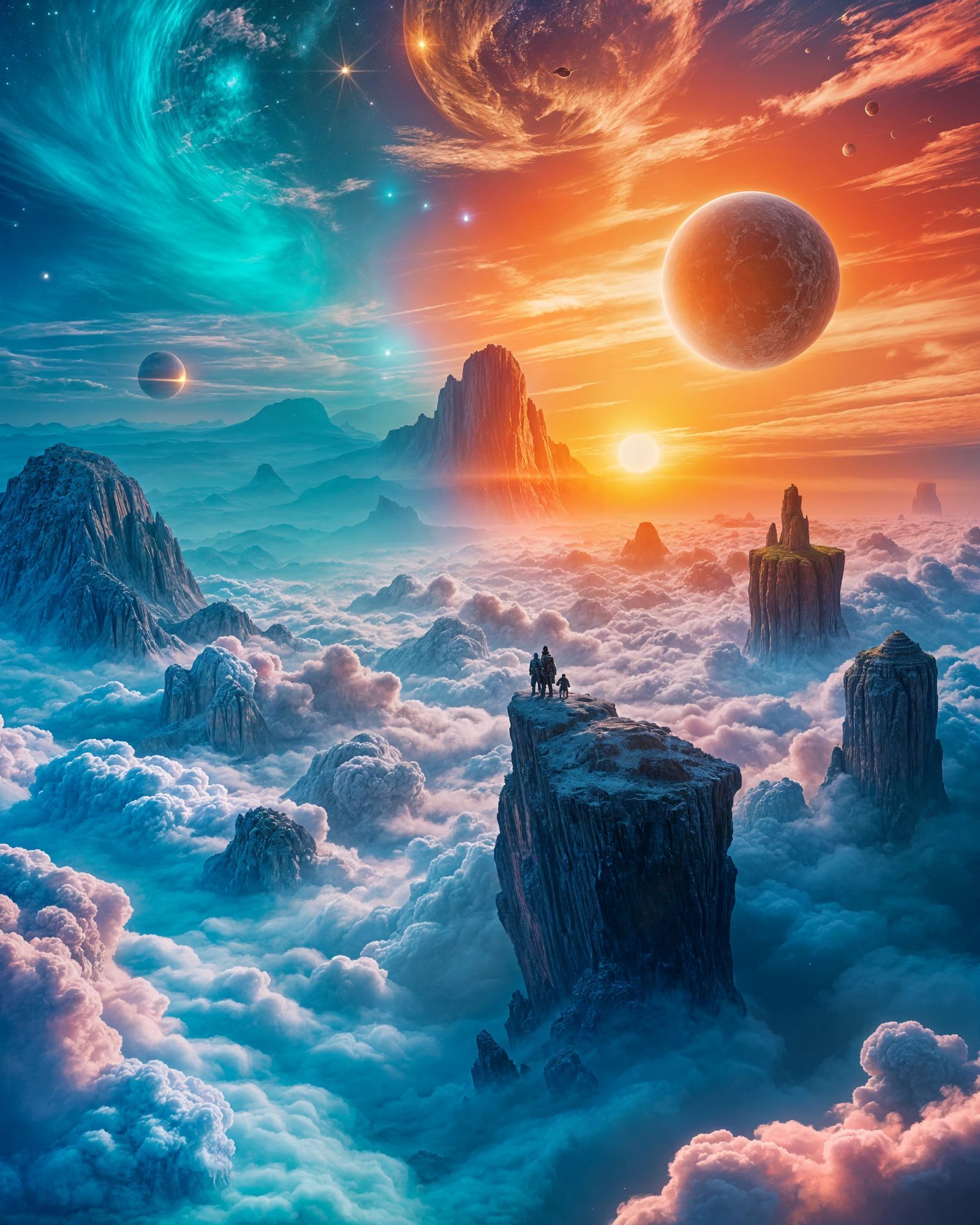 Breathtaking Alien Landscape in Vibrant Color