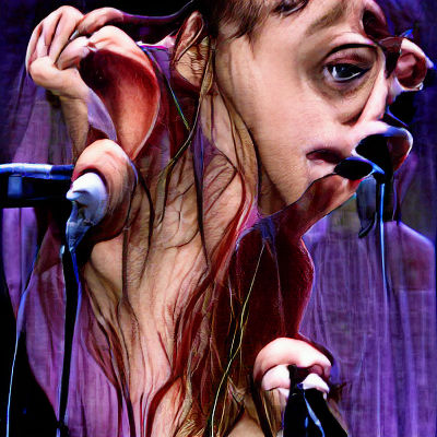 Fiona Apple Portrait: Expressive Digital Art