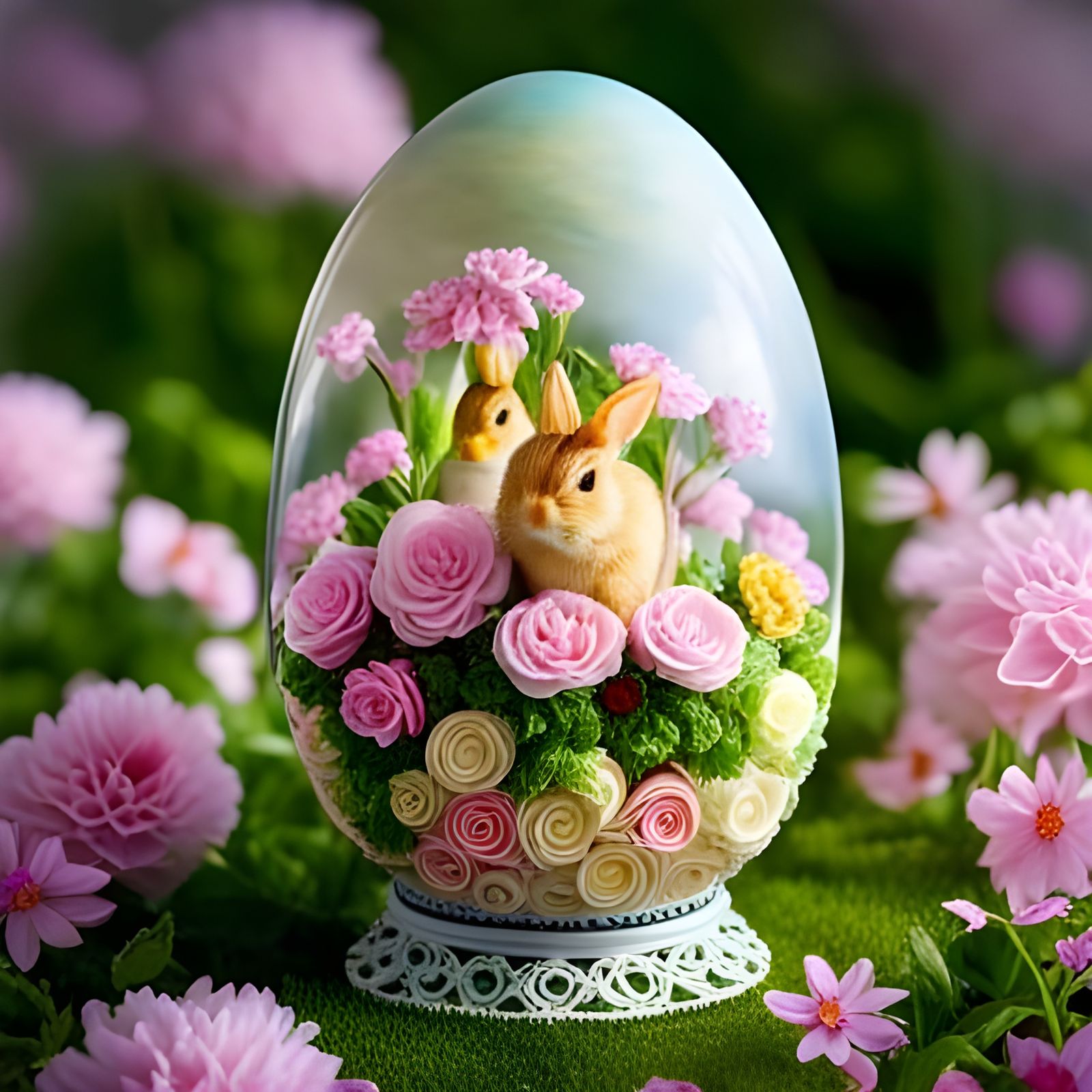 Bunny Garden Egg