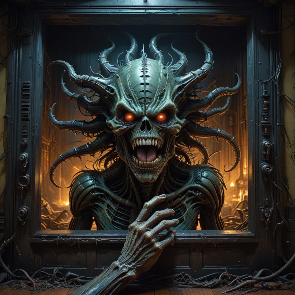 Classic Movie Monster Emerges from Cinema Screen