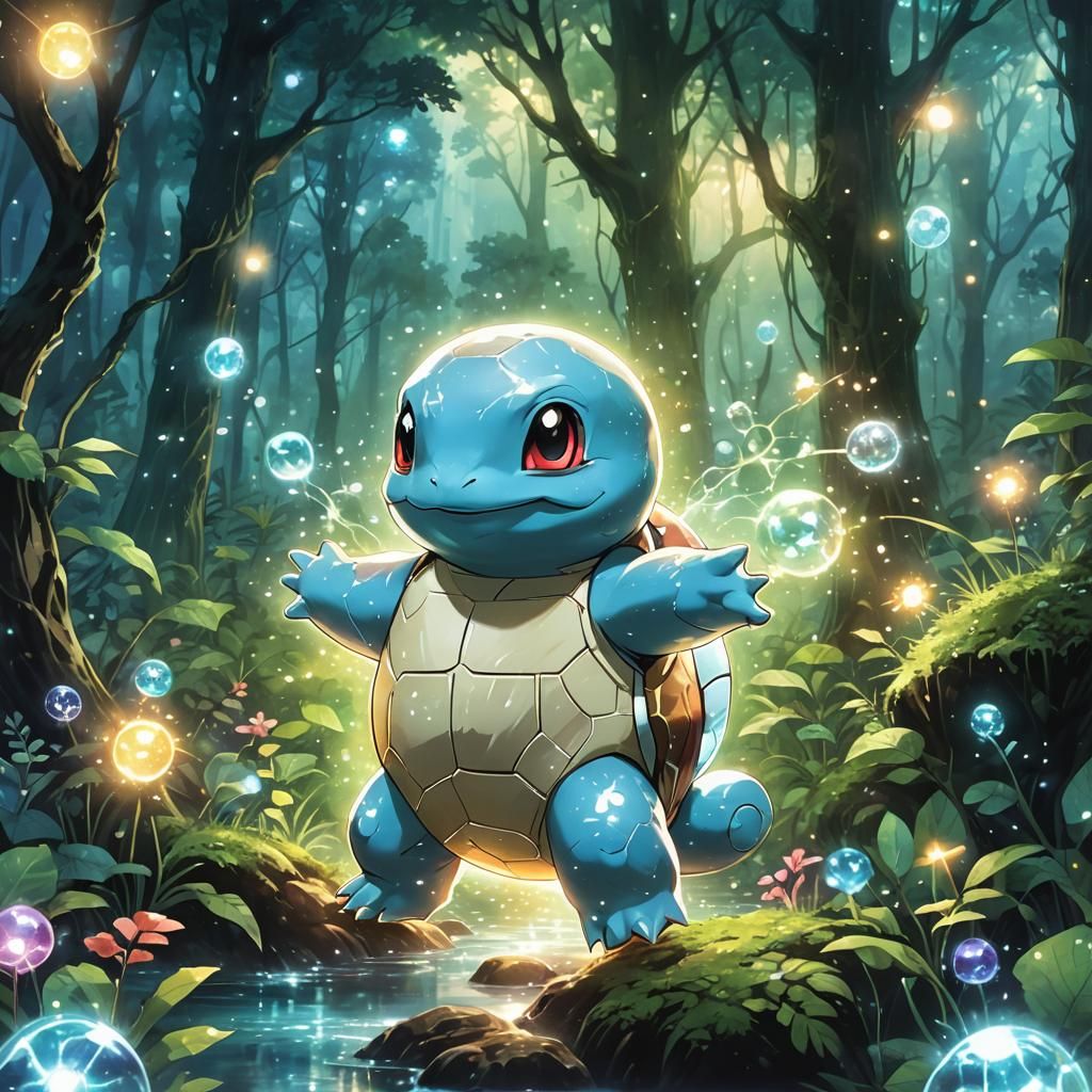 What? Squirtle is evolving!