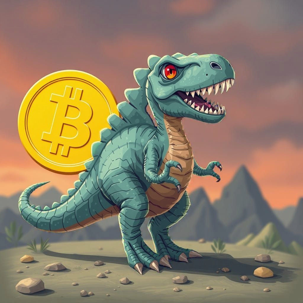 Ancient Creatures Meet Modern Currency in a Futuristic Lands...