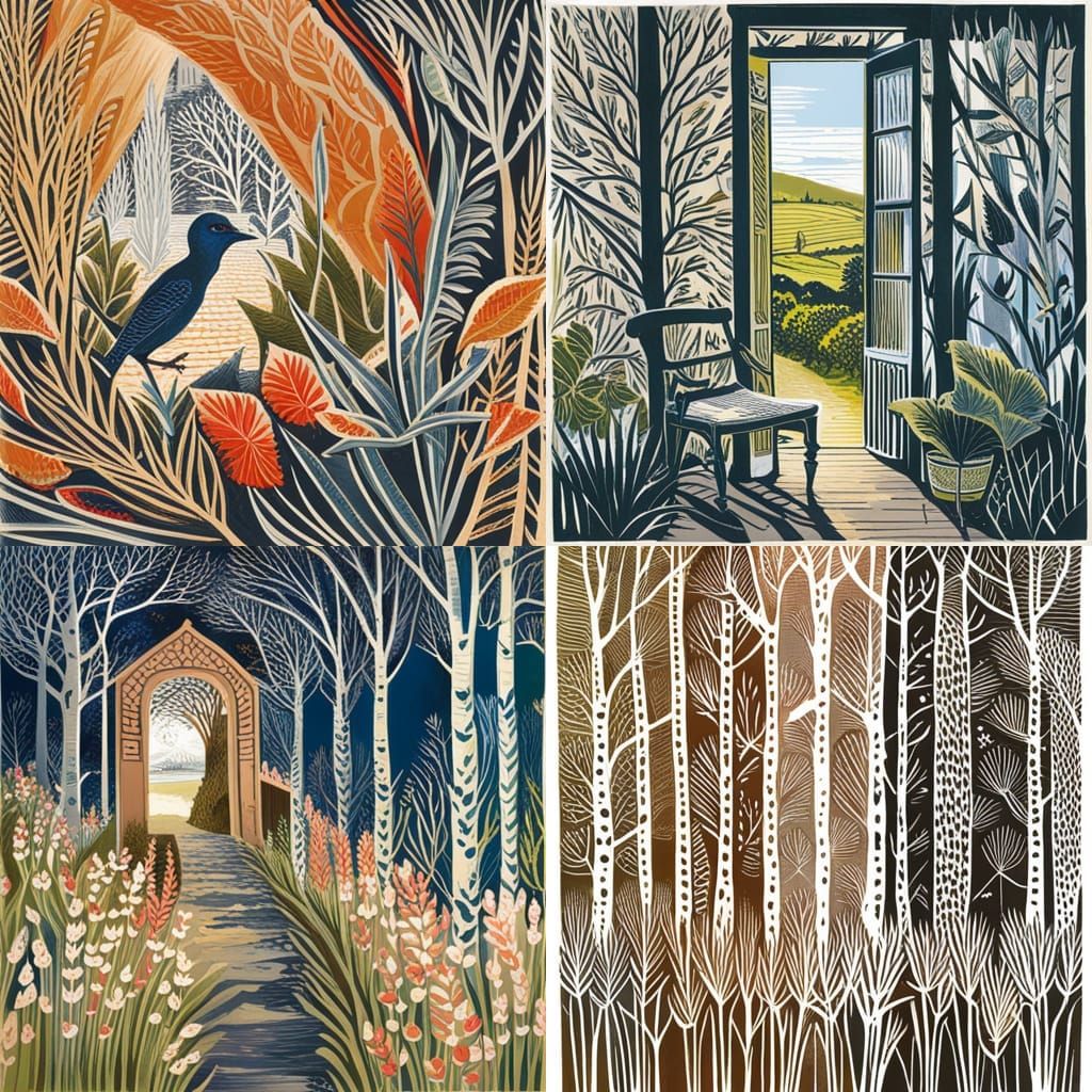 Japanese Woodblock Landscape Art