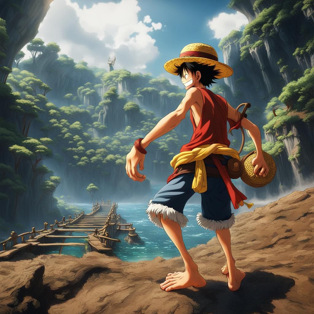 Monkey D. Luffy Detailed Matte Painting