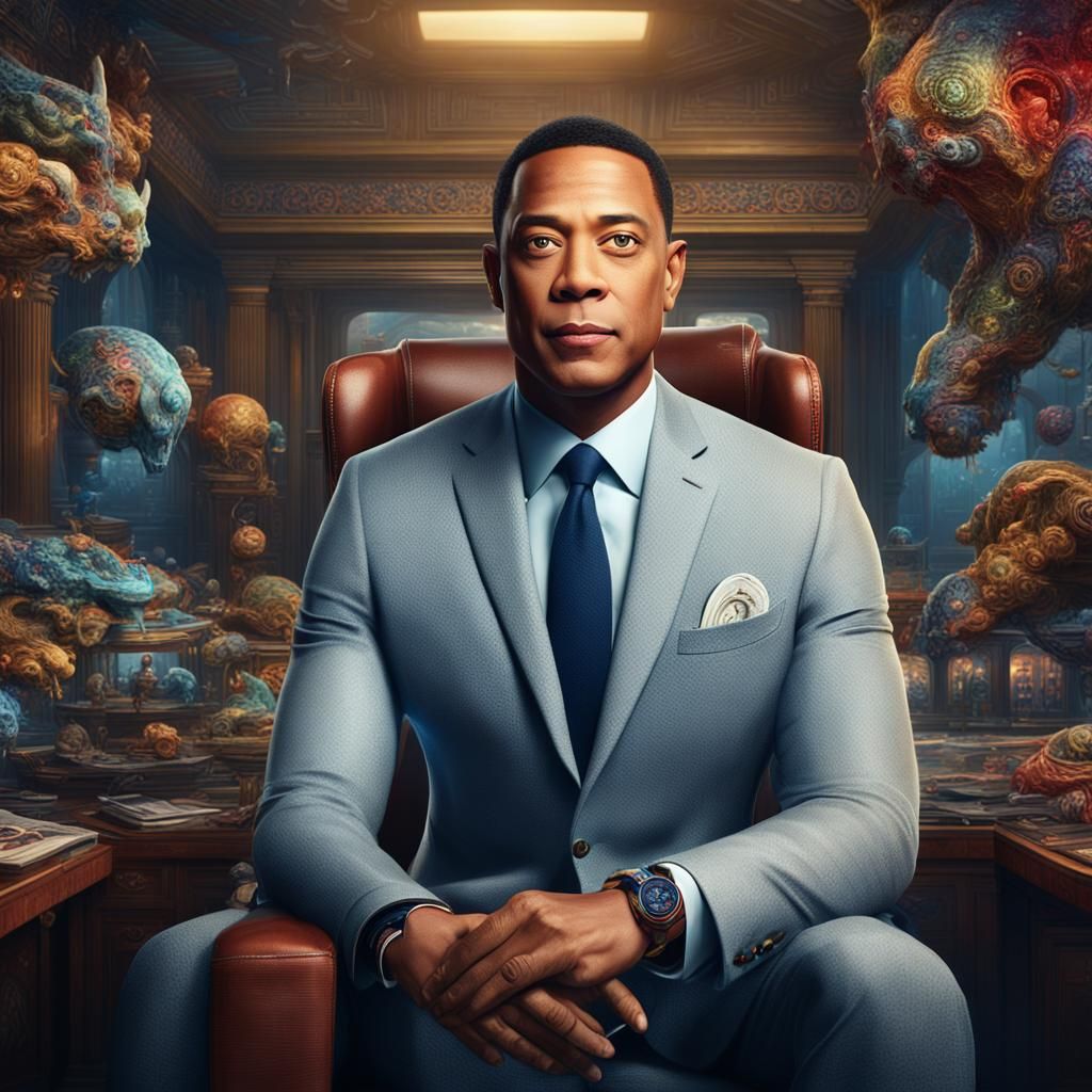 Detailed Portrait of Don Lemon in Fantasy Art Style