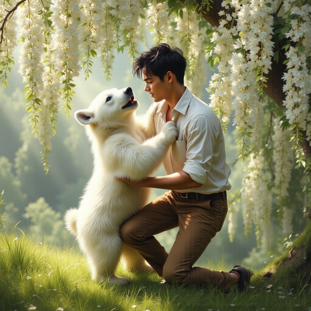 Percy had grown steadily but he and Byron still enjoyed wres...