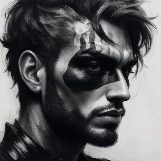 Monochrome Image Created by AI