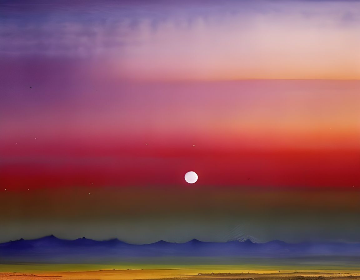 Enchanting Mystical Landscape in Watercolor Style