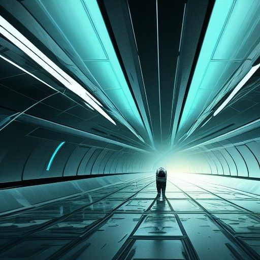 Futuristic Sci-Fi Passage of Time