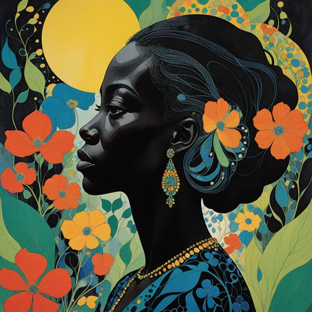 Surreal Regal Beauty in Vibrant Colors