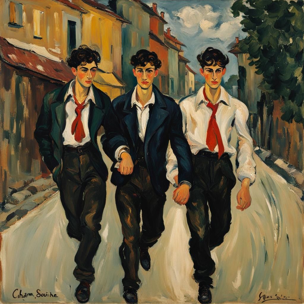 Trio (Chaim Soutine) 240227A