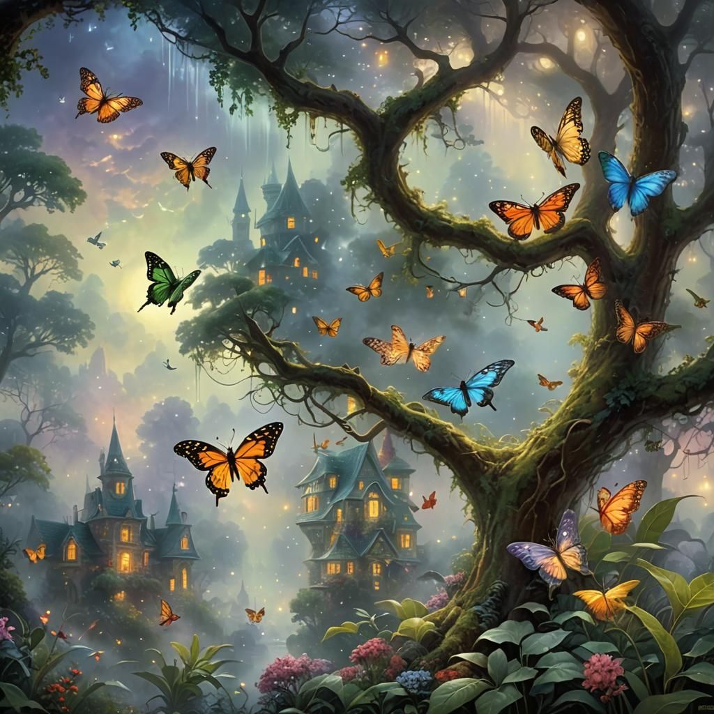 Monarch Caterpillars Feeding on Milkweed Leaves