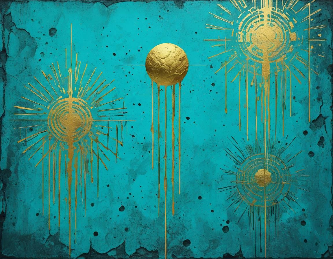 Ethereal Portrait of Jane Jay in Cyber Gold