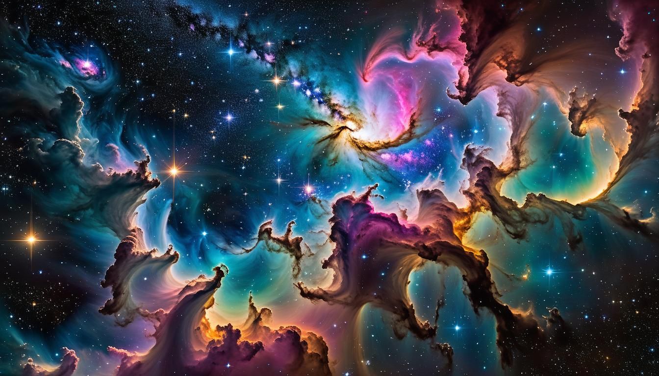 Magellanic Cloud: Vivid Star-Forming Regions